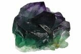 Purple-Green Octahedral Fluorite Crystal Cluster - Fluorescent! #125306-1